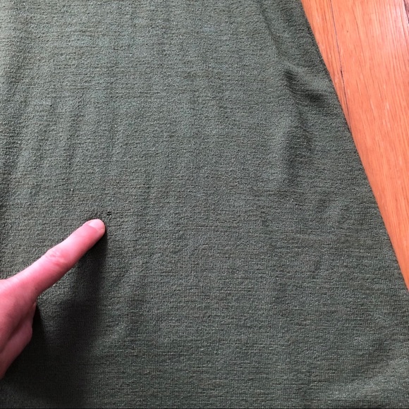 GAP Softspun Short Sleeve T-Shirt Dress, Green - Picture 12 of 12